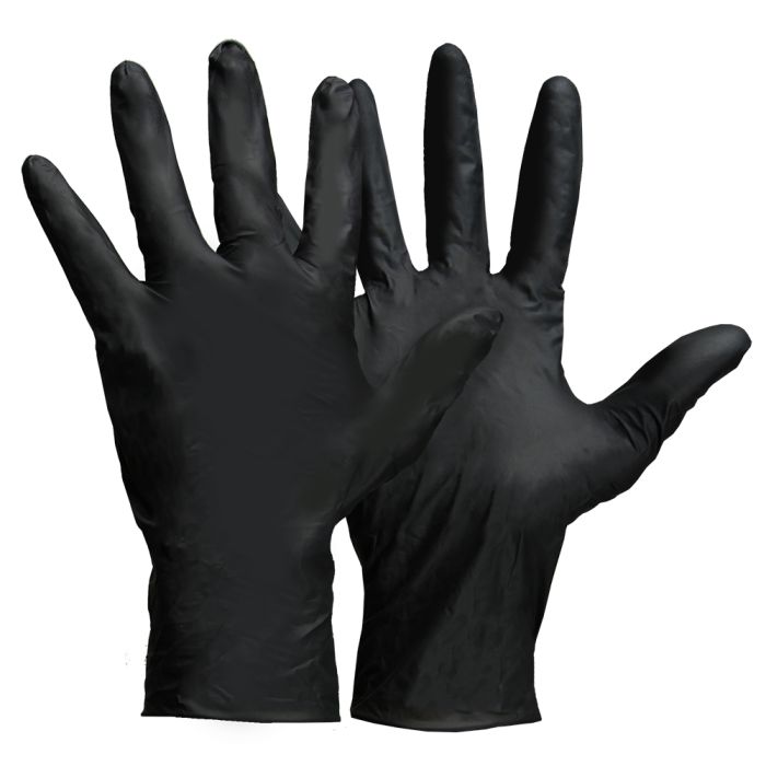 Lot de 100 gants nitrile noir T.10 Mecano - ROSTAING ❘ Bricoman